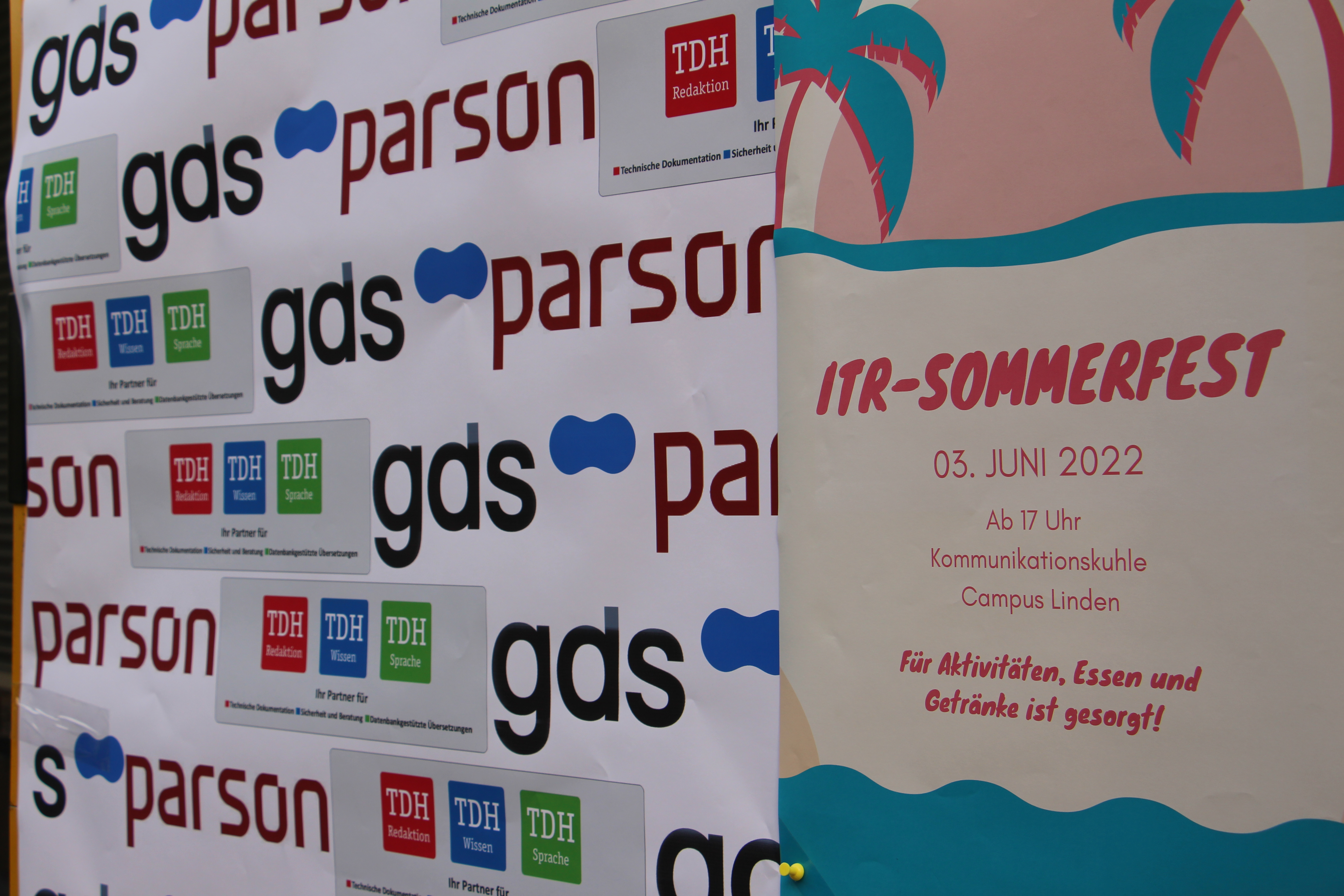 Die Sponsorenwand
