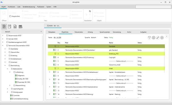 Structure and manage documents efficiently