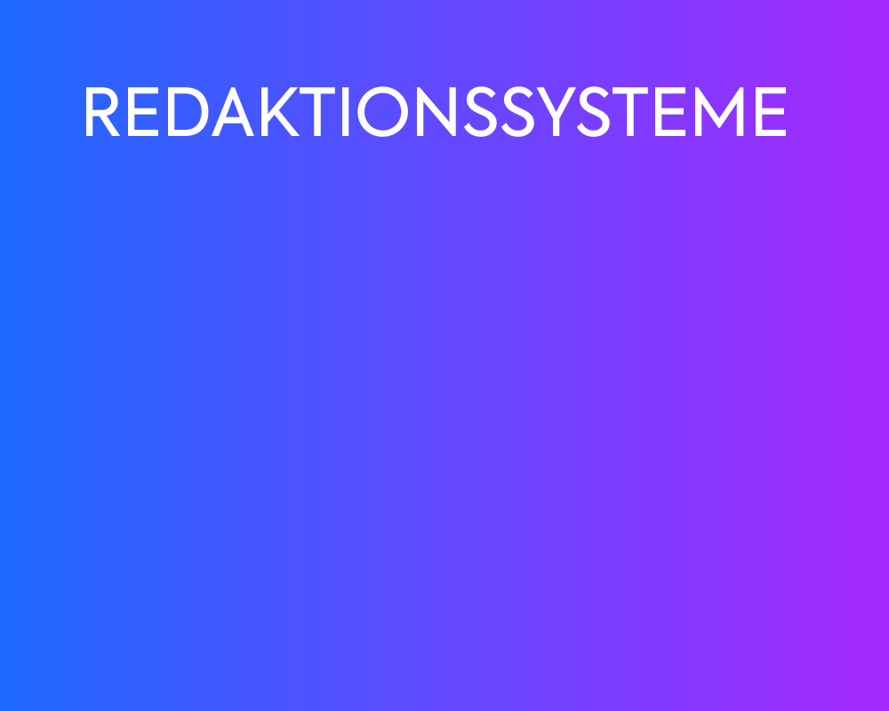 REDAKTIONSSYSTEME